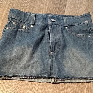 Denim Mini Skirt